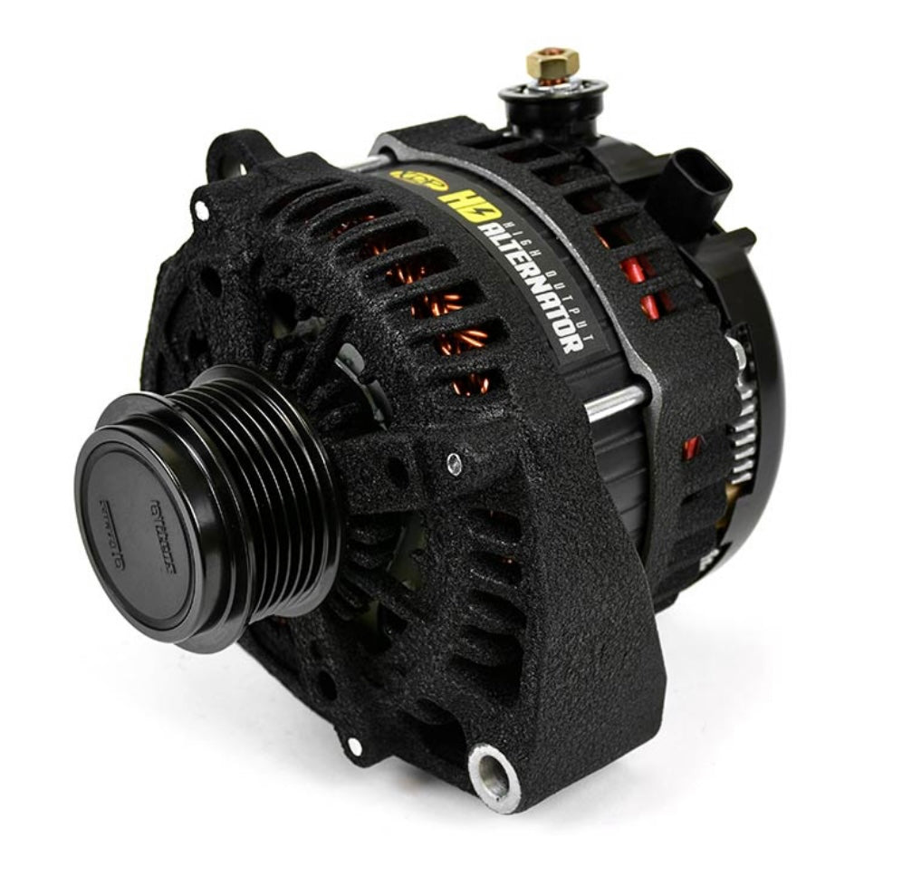 XDP Wrinkle Black HD High Output Alternator for 6.6L Duramax