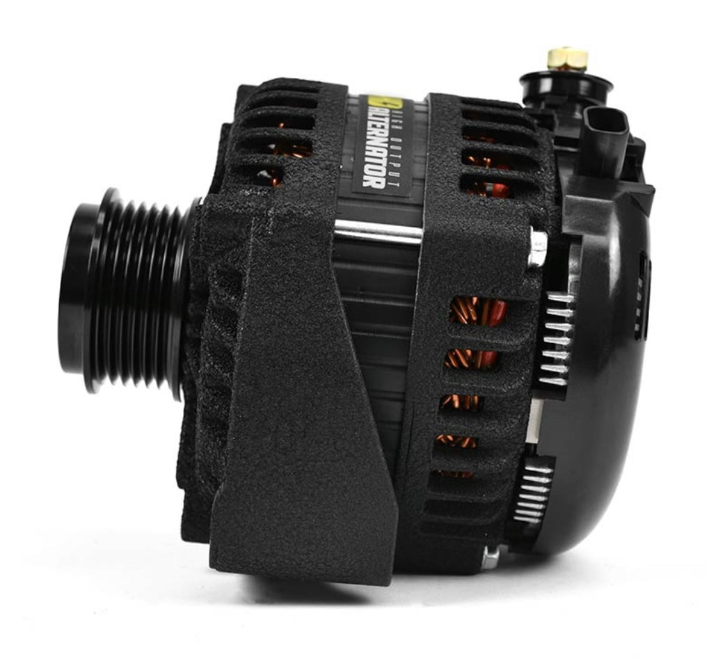 XDP Wrinkle Black HD High Output Alternator for 6.6L Duramax